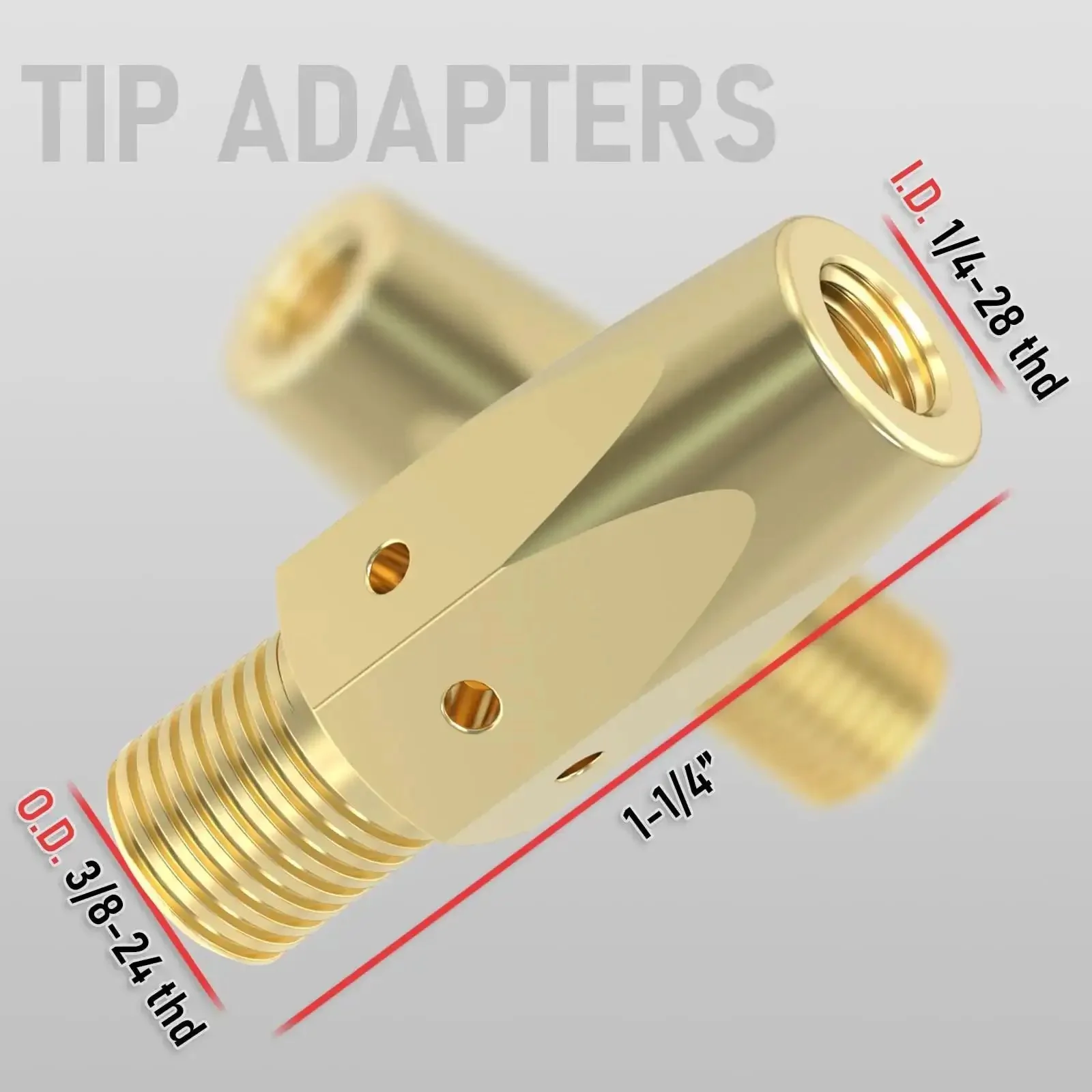 Mig Welding Gun Accessory Kit For Miller Millermatic M25 M40 And Hobart Torch 0.035 Inch Tips Nozzles Diffuser Includes 2 Gas Nozzles 169726 20 Contact Tips 0.035 Inch 2 Tip Adapters 169-728 And 2 Nozzle Adapters 169-7 - Image 8