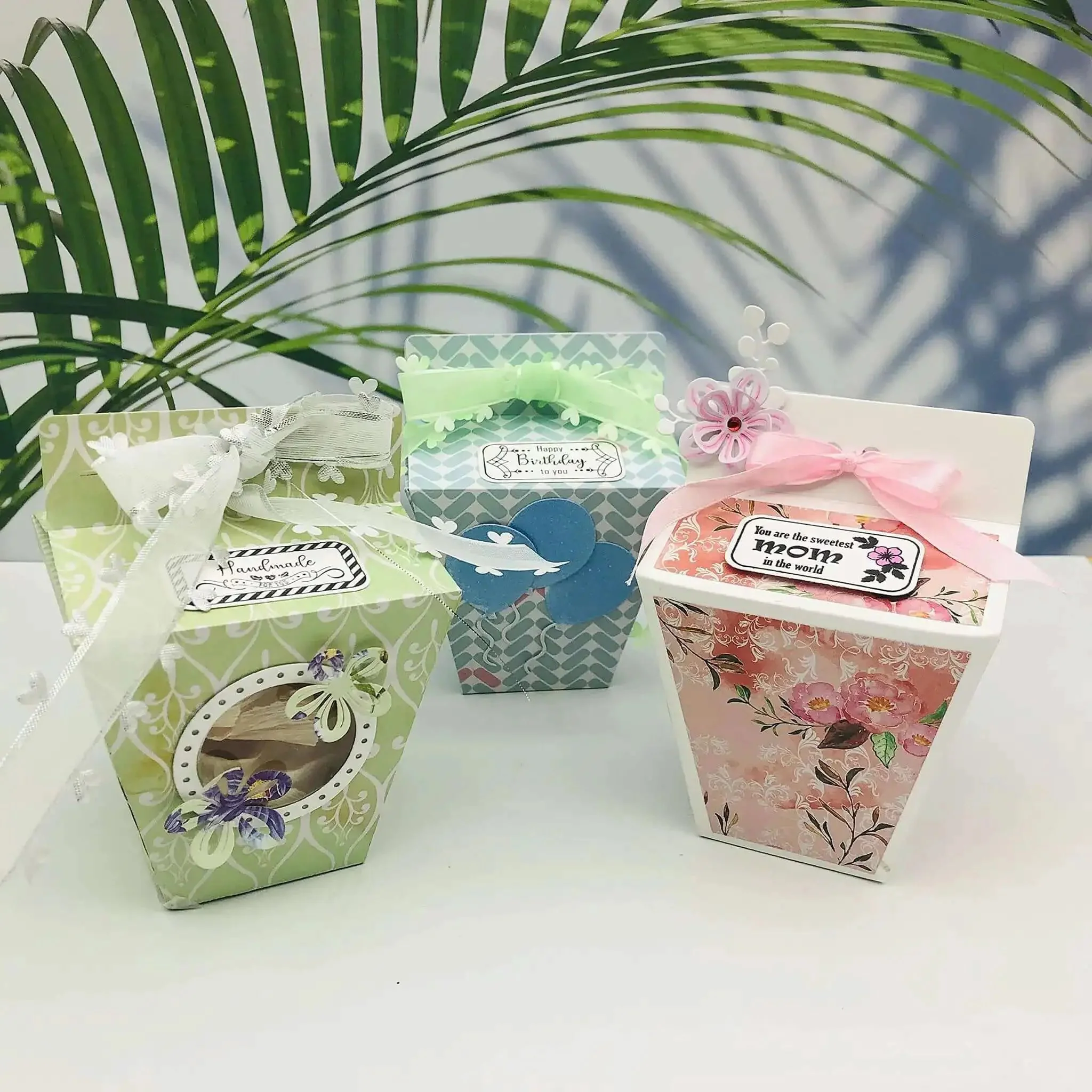 Milk Box Gift Box Die Cut Set For Paper Craft And Scrapbooking, Metal Cutting Dies For Treat Boxes And Present Packaging, DIY Card Making, Box Frame And Layered Design Pack - Image 8