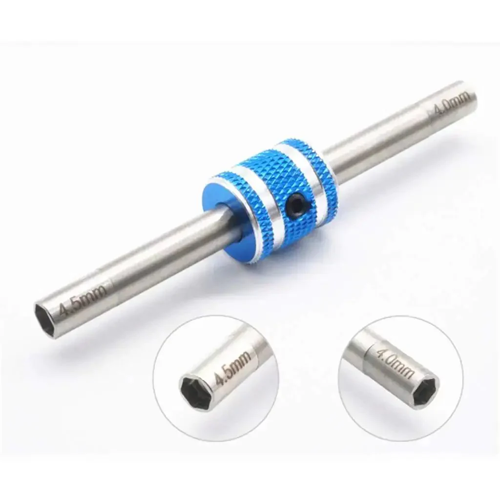 Mini 4WD Hexagonal Turnbuckles 4 To Four Point Five Millimeter Self Made Parts For Tamiya Pro Tool Use To Install And Remove Nuts Easy RC Car Hobby Accessory Versatile Precision Tool For DIY Upgrades And Field Repairs For RC Enthusiasts - Image 3