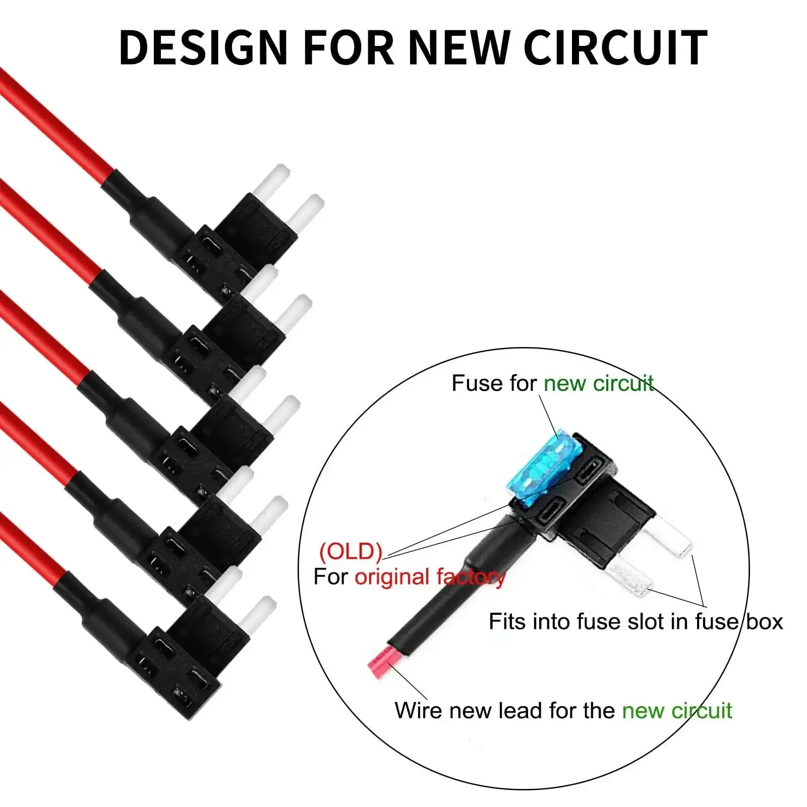 Mini Add A Circuit Fuse Tap Kit 12V 5 Pack With Blade Fuse Holders And 15A Mini ATM Fuses Waterproof And Anti Rattle Perfect For Truck RV Marine Electrical Upgrades - Image 6