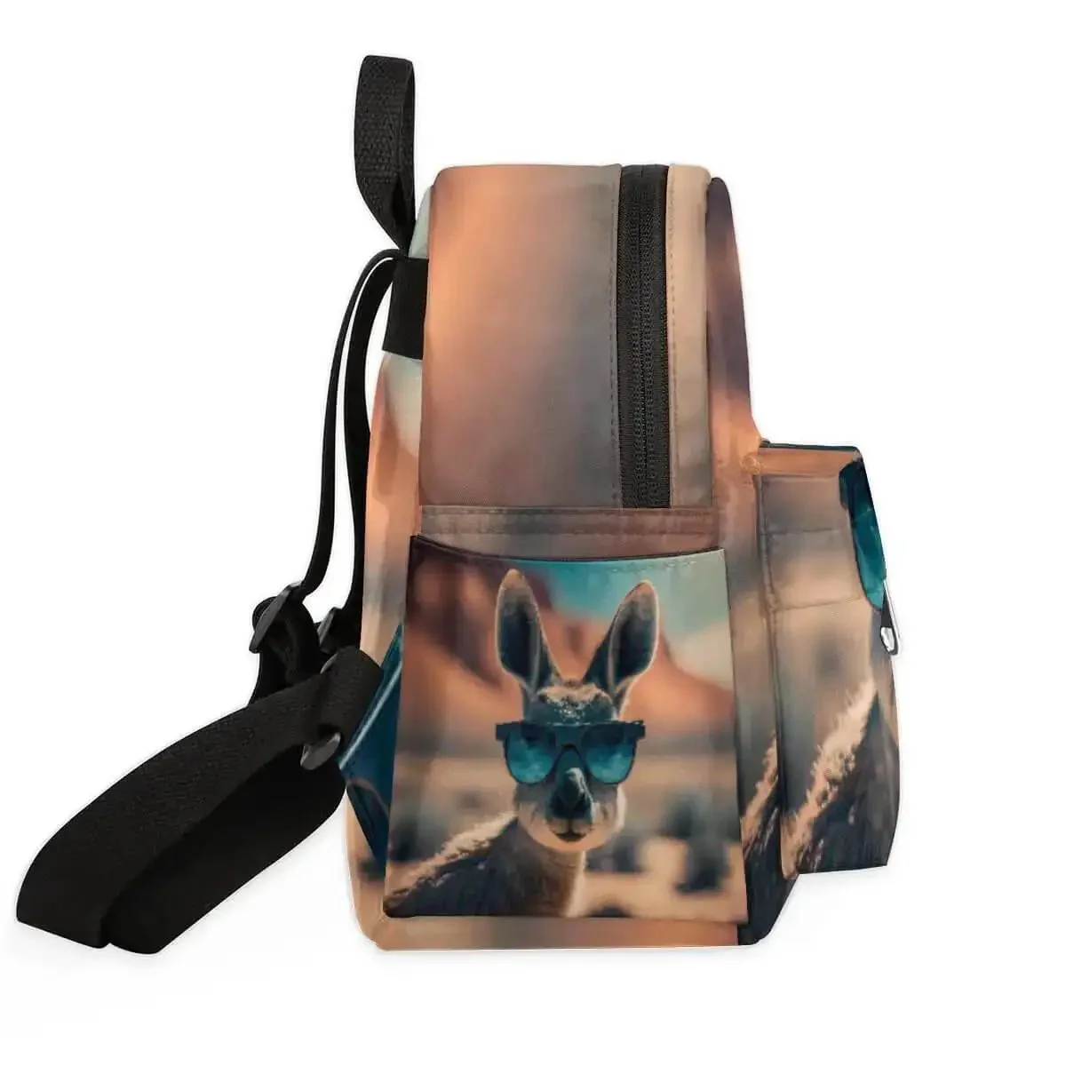 Mini Backpack Purse For Women With Adjustable Straps, Cute Daypack Carryall For Travel, Work Or School, Lightweight Soft Shoulder Bag, Kangaroo Pocket Sunglasses Holder, Multi Functional Casual Bag For Ladies - Image 4