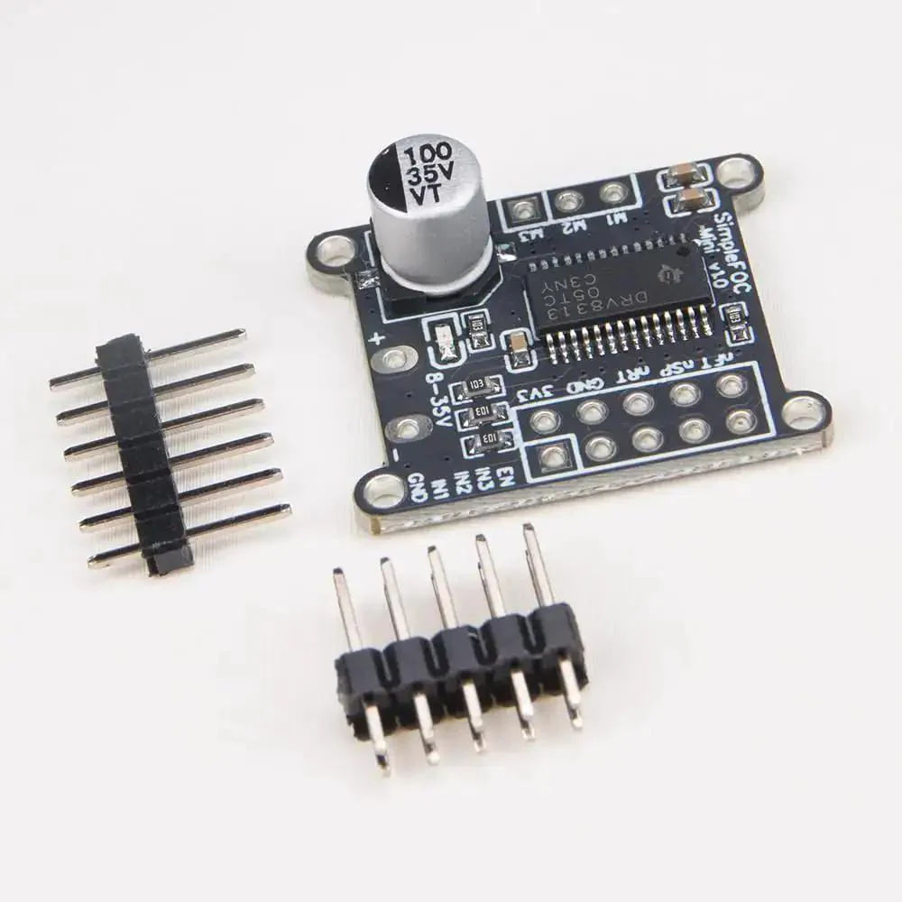 Mini DC Brushless Motor Driver Board With SVPWM SPWM FOC Control And DRV8313 Chip 3 Independent Half Bridge Drivers Easy Control Signals Beefed Up Performance For Hobby Robotics And RC Projects - Image 2