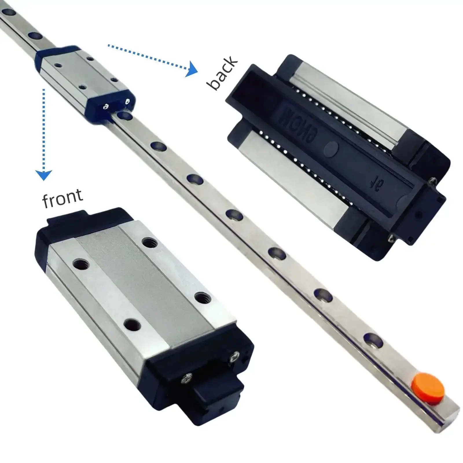 Mini Linear Guide Rail 400mm Pair With MGN9H Sliding Block For Dope Pro Grade Low Friction Whisper Quiet Linear Motion In 3D Printers CNC Machines Medical And Automation Gear - Image 5
