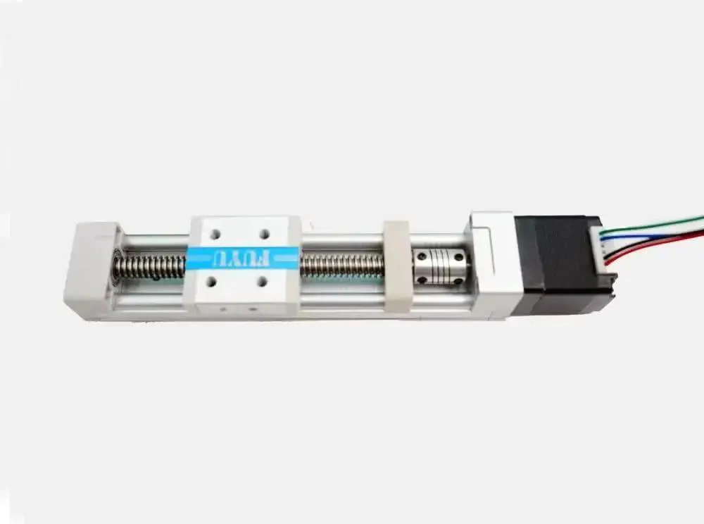 Mini Linear Rail Guide System For DIY CNC Sliders With 200mm Stroke Ladder Type Screw Linear Actuator Nema 11 Stepper Motor Aluminum Alloy Build High Precision 0.02mm Lightweight Motorized Slide Table For Small Projects - Image 6