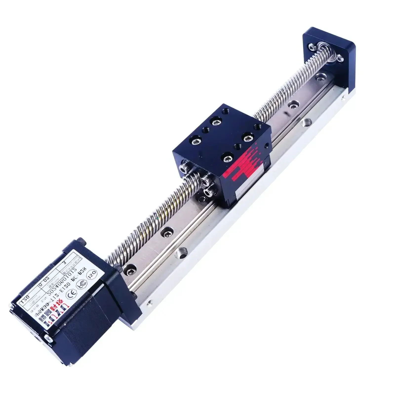 Mini Linear Rail Slide Guide For CNC Motion Table With Nema 14 Stepper Motor, 50 To 300mm Stroke, 0.02mm Repeatability, 3kg Horizontal Load, 1kg Vertical Load, Plug And Play Setup, Rugged Motorized Linear Guide