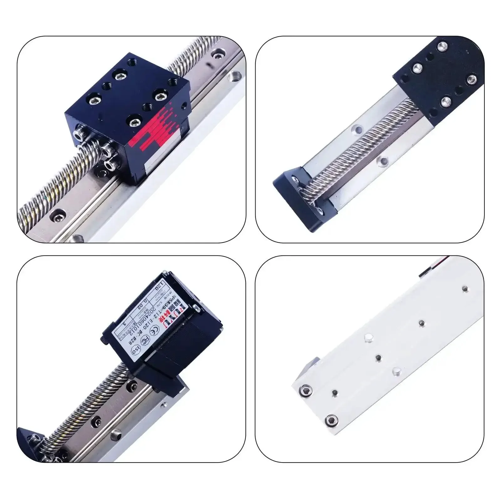 Mini Linear Rail Slide Guide For CNC Motion Table With Nema 14 Stepper Motor, 50 To 300mm Stroke, 0.02mm Repeatability, 3kg Horizontal Load, 1kg Vertical Load, Plug And Play Setup, Rugged Motorized Linear Guide - Image 7
