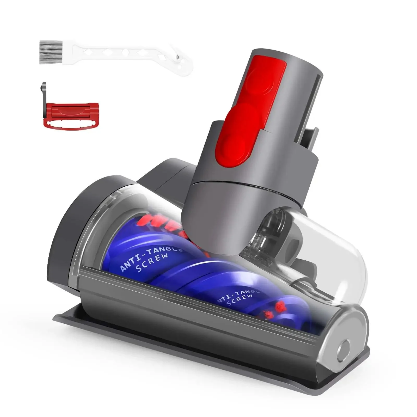 Mini Motorized Vacuum Brush Head For Dyson V7 V8 V10 V11 V15 Cordless Cleaners Totally Great For Pet Hair Removal On Carpets Stairs Couches Car Mats And Upholstery With Easy Snap Fit Attachments