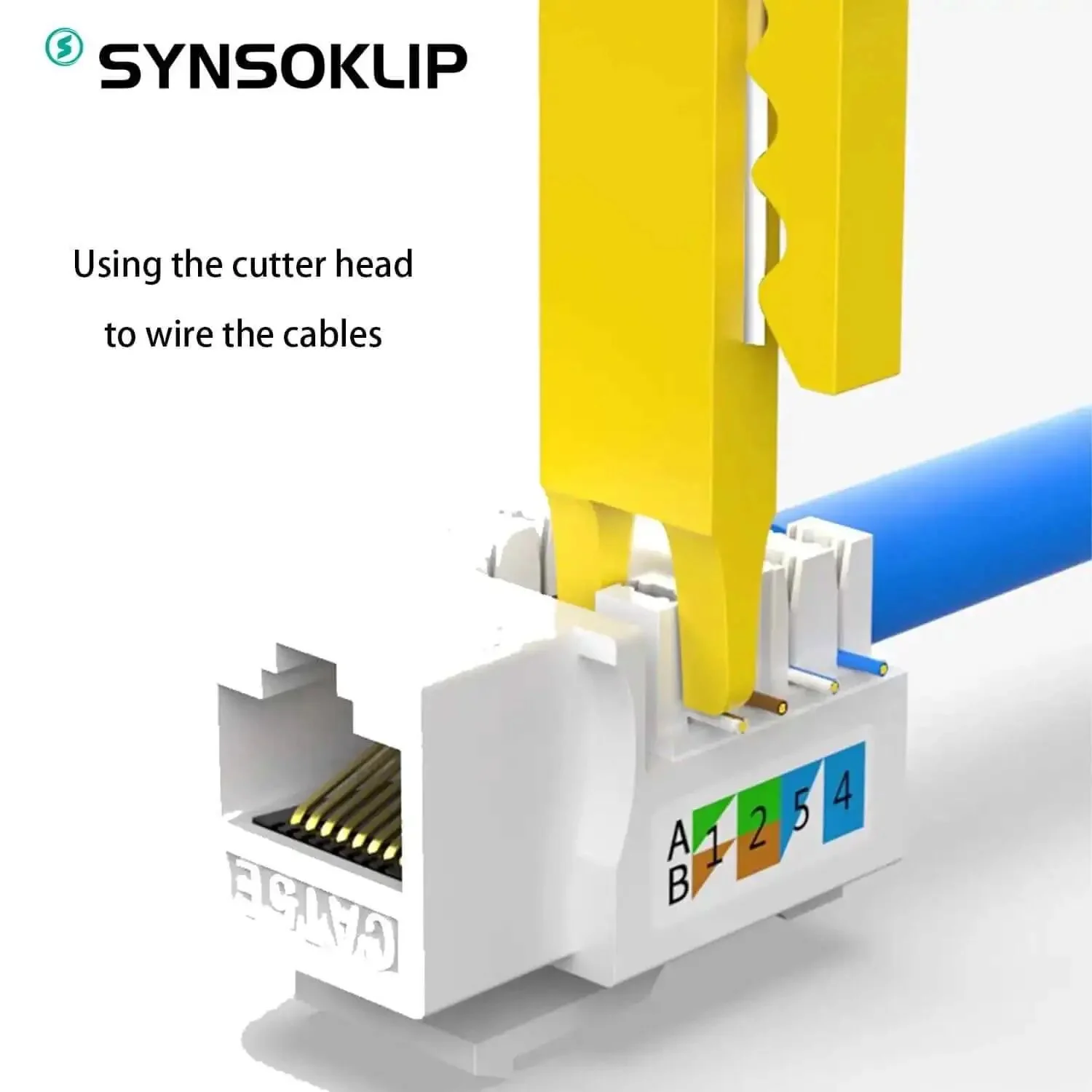 Mini Network Wire Stripper And Punch Down Cutter For Cat5 Cat5e And Cat6 RJ45 Cables Telephone And UTP Cables With A Pro Grade Steel Blade Pliers For Easy Insulation Stripping And Precise Crimping - Image 5