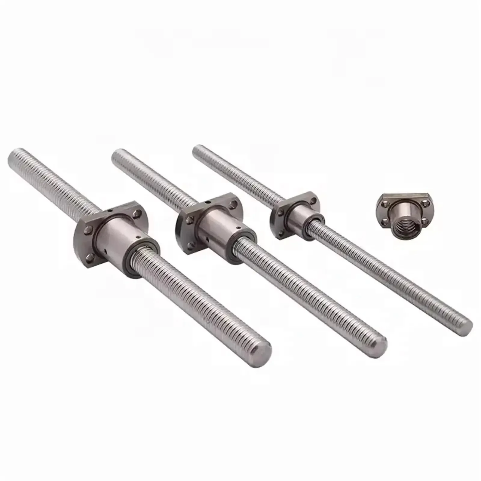 Miniature Ball Screw Kit For 3D Printers And CNC Machines, Precision Linear Motion With Low Friction, 6Mm 8Mm 10Mm Shafts, SFK0802 SFK1002, 100 150 200 250Mm Lengths, Ball Nut Included, No Machined Option - Image 3