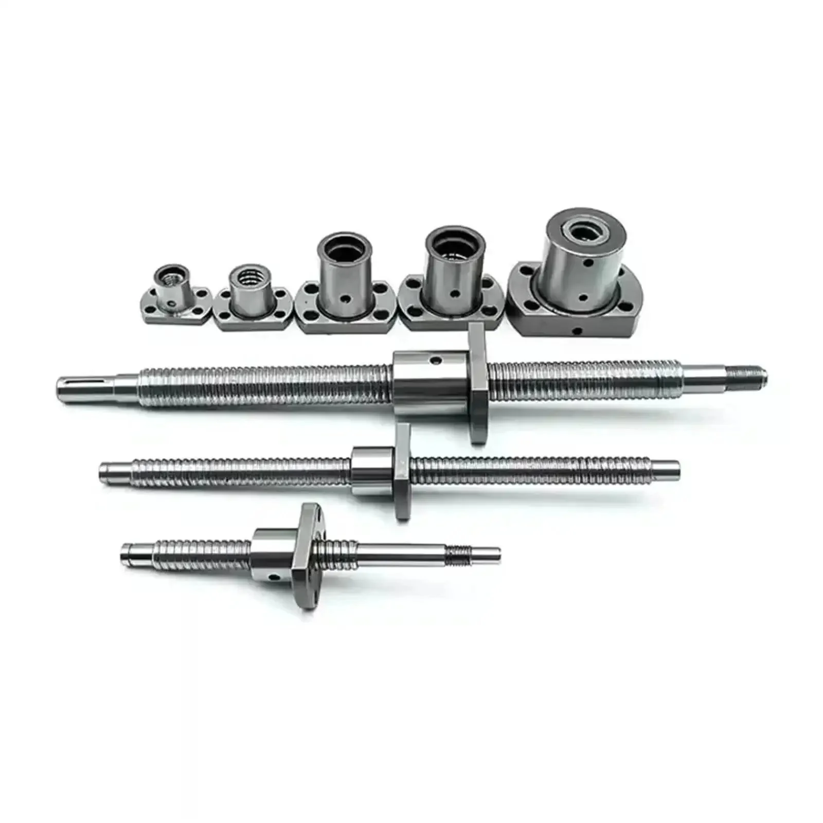 Miniature Ball Screw Kit For 3D Printers With Ball Nut 6mm 8mm 10mm Options 100mm 150mm 200mm Lengths SFK1002 No Machined Durable Steel High Precision Low Friction Ready To Install For Smooth CNC And Motion Projects - Image 5