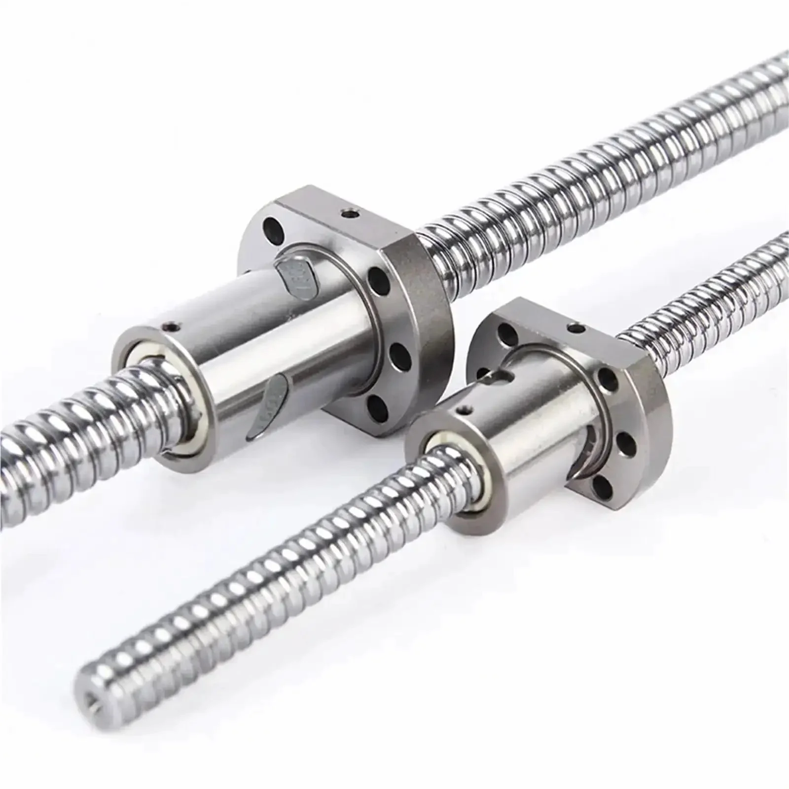 Miniature Ball Screw Kit SFKR0801 With Single Ball Nut, 60 80 100 120 150 180mm C7 Precision, Machined For Parts, Dope Quality For DIY CNC Builds, Smooth Linear Motion Screw For Custom Machines - Image 2