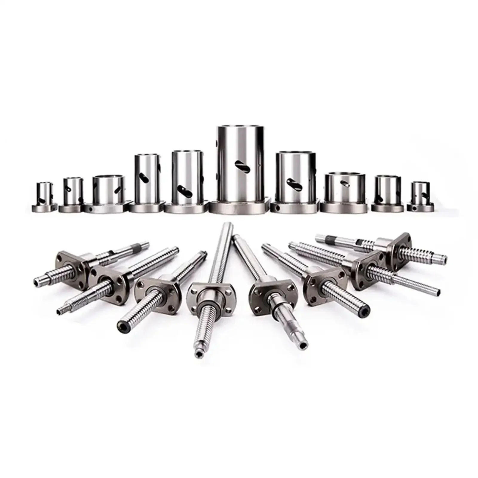 Miniature Ball Screw Kit SFKR0801 With Single Ball Nut, 60 80 100 120 150 180mm C7 Precision, Machined For Parts, Dope Quality For DIY CNC Builds, Smooth Linear Motion Screw For Custom Machines - Image 3