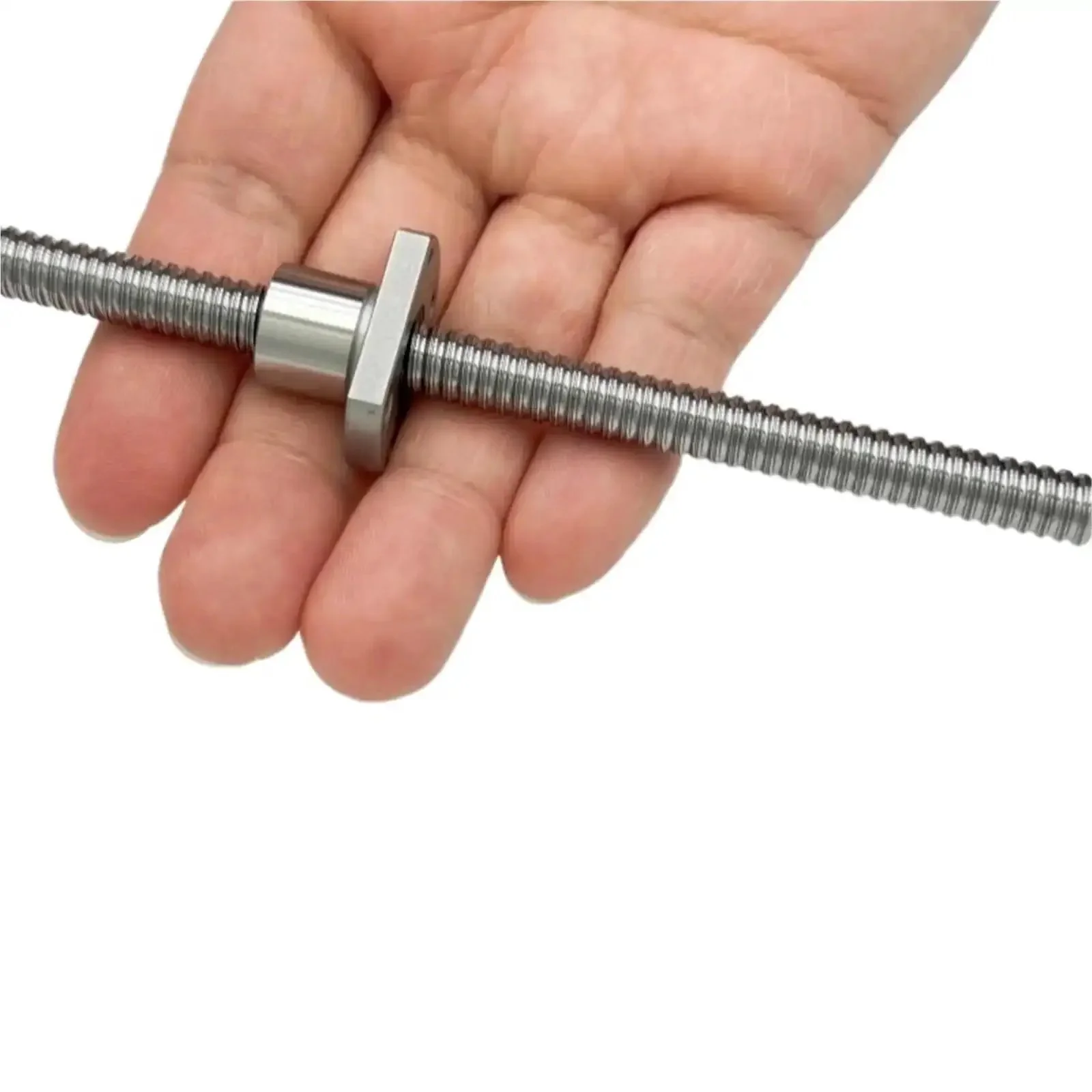 Miniature Ball Screw SFK0802 End Machined For 3D Printer With SFK Ball Nut Top Notch Pro Grade Quality Length Options 100mm 150mm 200mm Includes 550mm Version For Precise Motion And Smooth Screw Drive