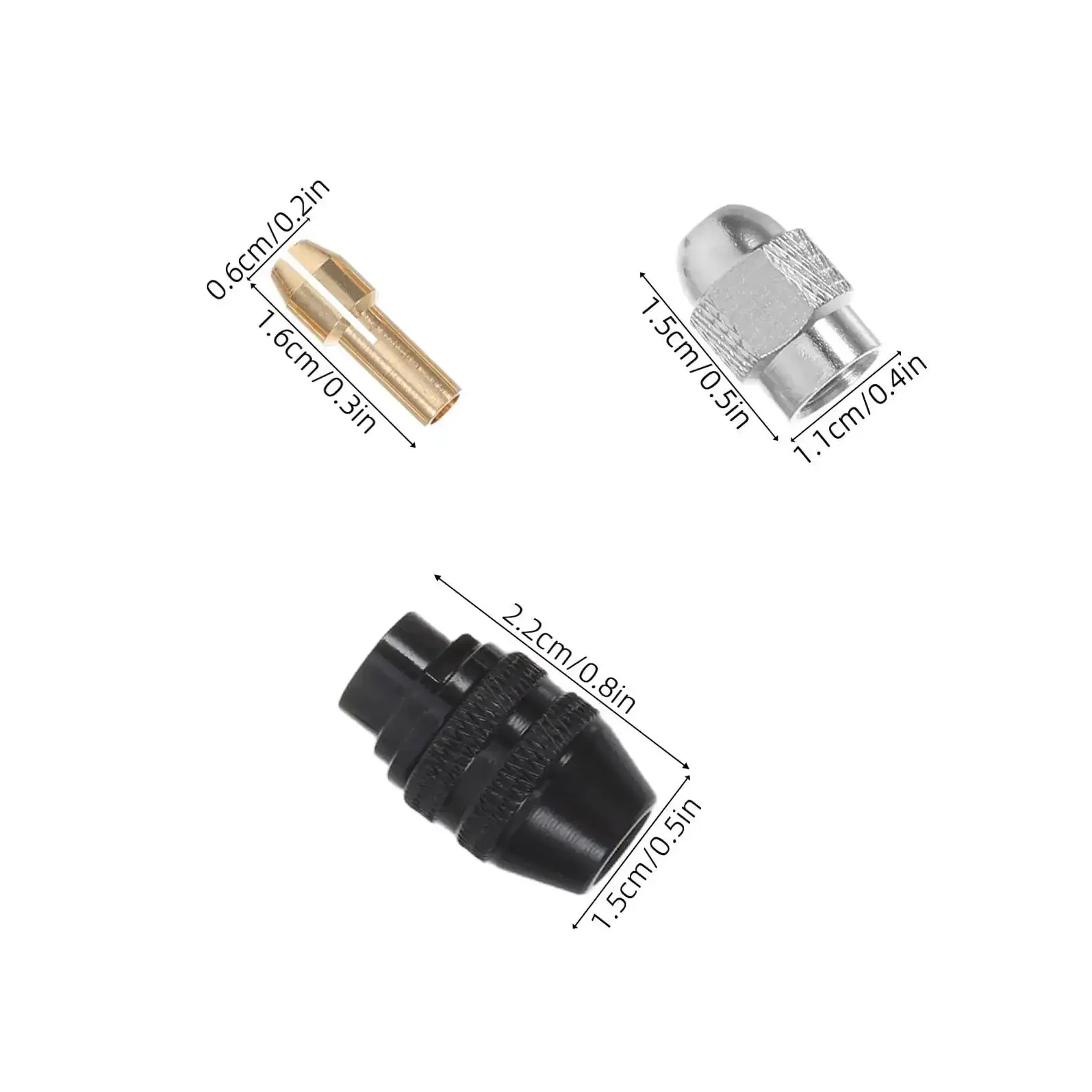 Miniature Drill Chuck Collet Set With Ten Copper Core Collets And Two Wrenches For Precision Grinding Machines And Rotary Tools Industrial And DIY Clamping Accessory With Superior Heat Dissipation - Image 9