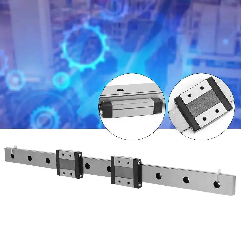 Miniature Linear Guide Rail Kit With 24mm Wide Block For Pro Grade Precision In Automated Equipment, High Accuracy Linear Motion System, Includes Two Bearing Steel Sliding Blocks, Smooth Rock Solid Movement For Precision Machines - Image 7
