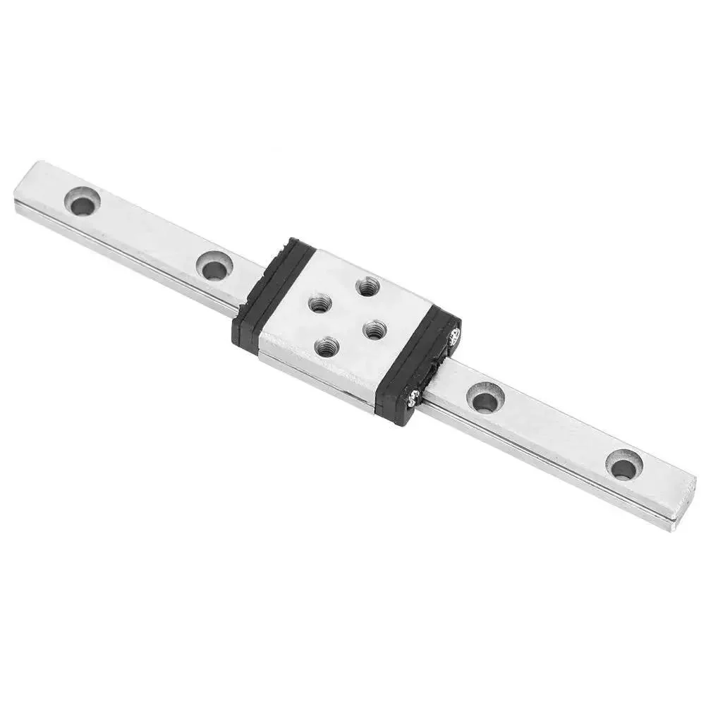 Miniature Linear Guide Rail With Lengthened Slider Block Carriage For Pro Grade High Precision CNC Motion System 75mm Stainless Steel 440C Rail LML5H 75 1R Low Friction Smooth Travel Multi Directional Load Ideal For Precision Equipment - Image 4