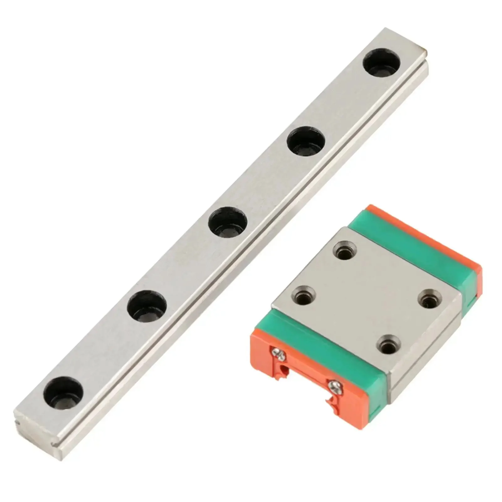 Miniature Linear Rail And Slider Set 7mm Wide With 70mm Travel High Precision Linear Motion Guide For Small Projects Budget Friendly Lightweight Yet Tough With 4 Point Contact And Ball Retainer For Easy Interchangeability - Image 2