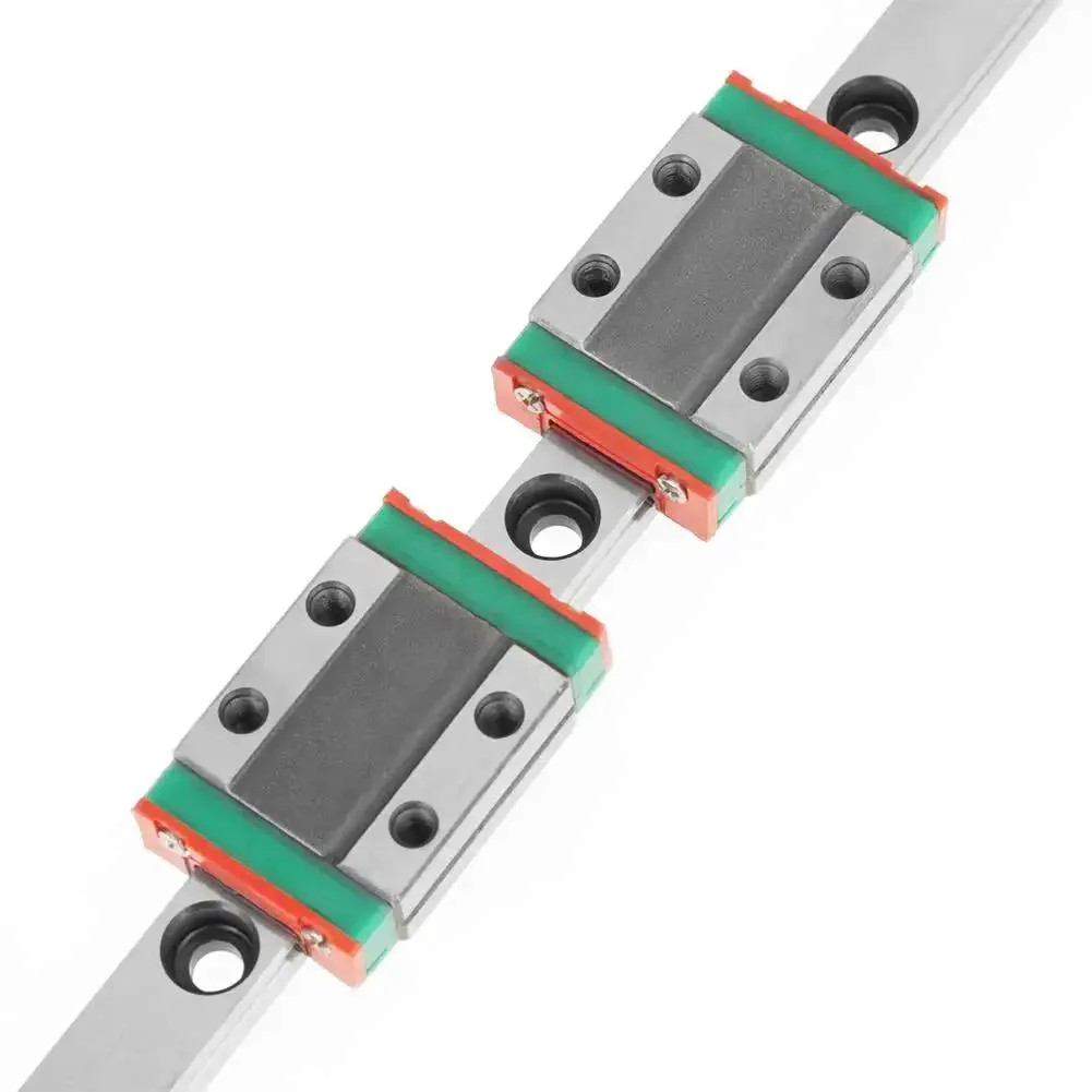 Miniature Linear Rail Bearing Guide Rail 400mm LML9B 9mm Wide With Two Slide Blocks For CNC Parts And 3D Printer Projects Pro Grade Steel Rail System For Smooth Motion And Heavy Load - Image 4