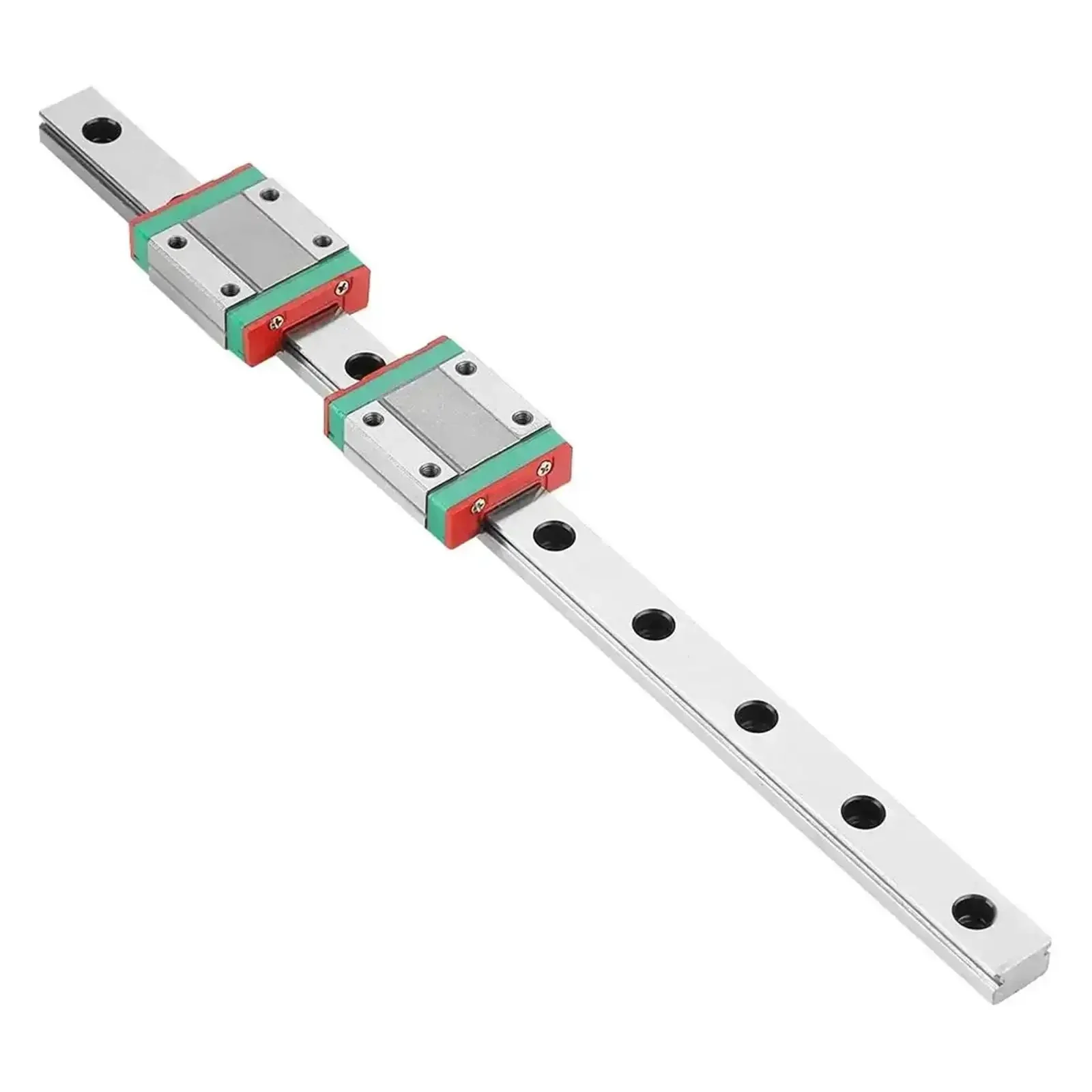 Miniature Linear Rail Kit 550mm to 1000mm With Two Guide Blocks 800mm Long Slick Rock Solid Precision Linear Motion Guide for CNC 3D Printer Robotics Auto Machining Smooth Low Friction Sliding