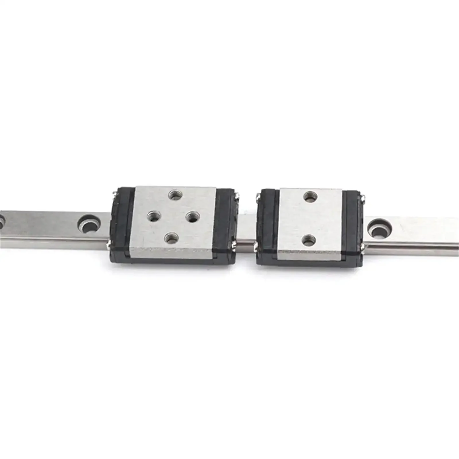 Miniature Linear Rail Slide Kit With 34mm 44mm 50mm And 100mm Options Precise Guide Carriage 1 Piece Slick And Smooth Linear Motion System For CNC 3D Printing Automation Robotics And Workshop Projects Durable Aluminum Build - Image 2