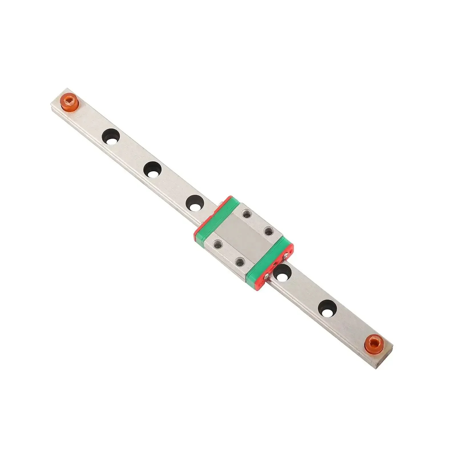 Miniature Linear Slide Bearing Kit With 9mm Stroke And 25mm Travel, Steel Lightweight Block, 100mm Compact Rail, 4 Point Design, Retainer, And Lubrication System For Precision, Smooth Pro Grade Motion - Image 6
