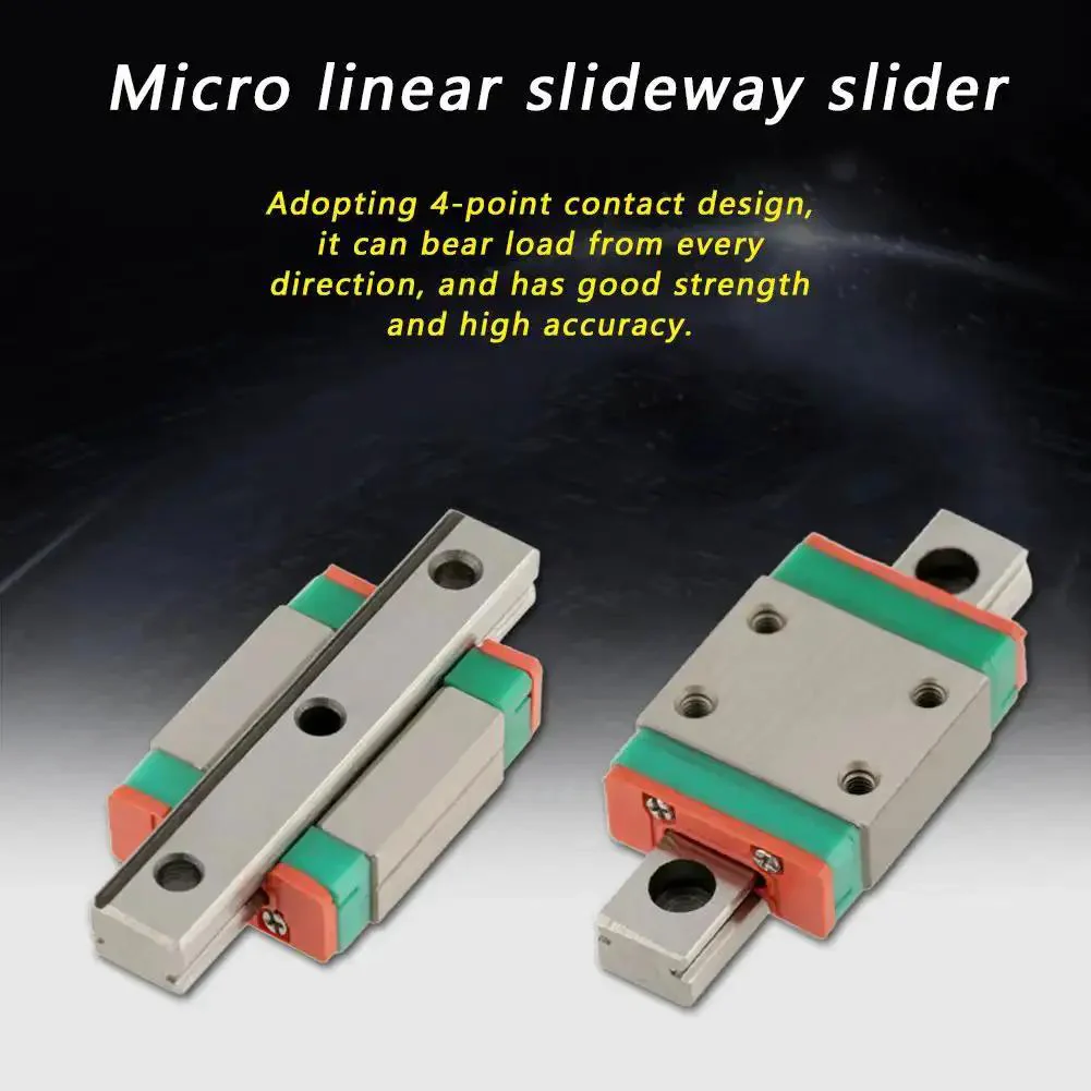 Miniature Linear Slider LWL7B Metal Linear Motion Rail 7mm Wide With 40mm Slide Block, Precision Ball Retainer Guide, 4 Point Load Design, Smooth Movement For Tiny CNC Rigs And Robotics Projects - Image 6