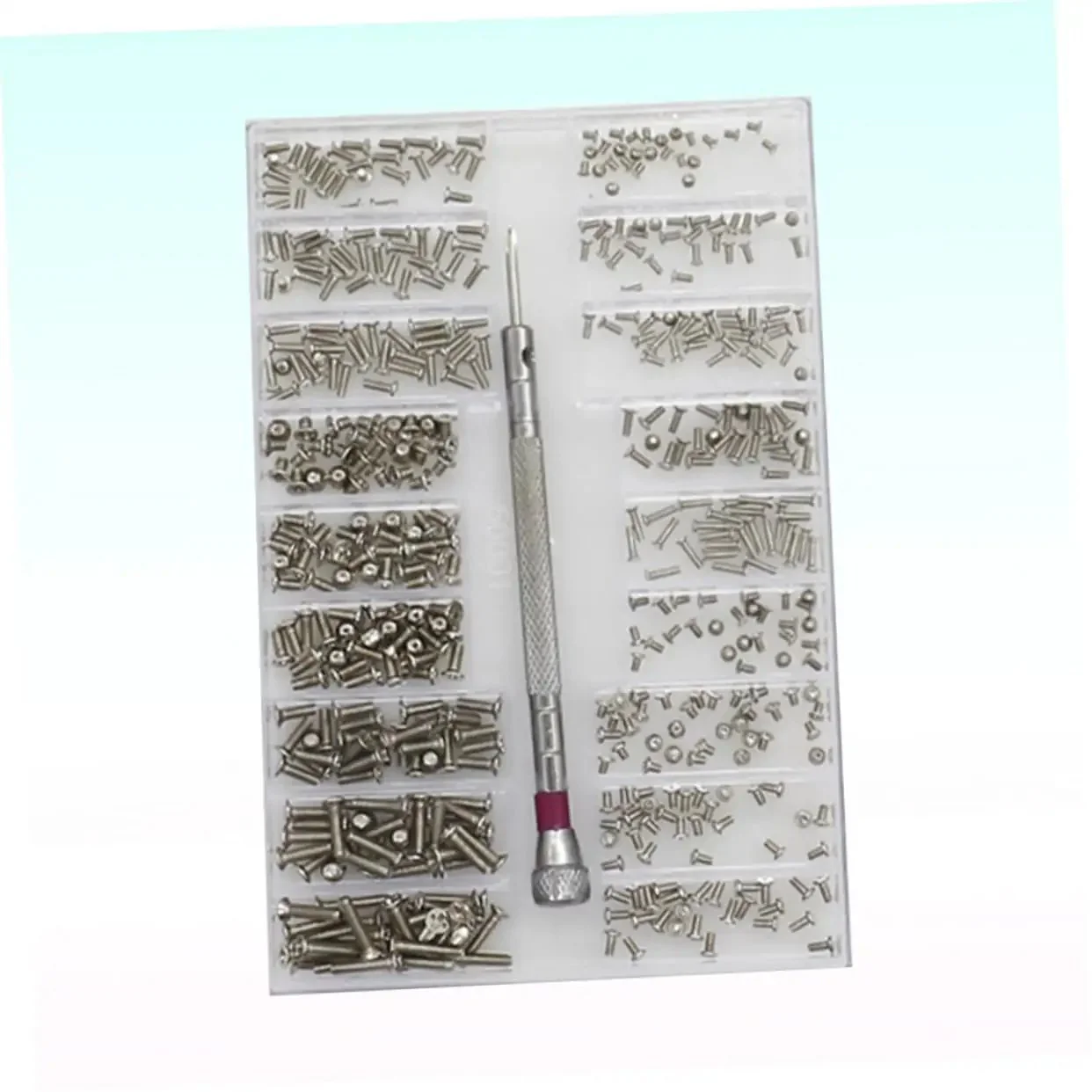 Miniature Screw Kit Set For Glasses Laptops Watches And Electronics With Durable Portable Storage Case For Easy Organization By Size And Style Quick Access To Tiny Screws For Everyday Carry Grab And Go - Image 2