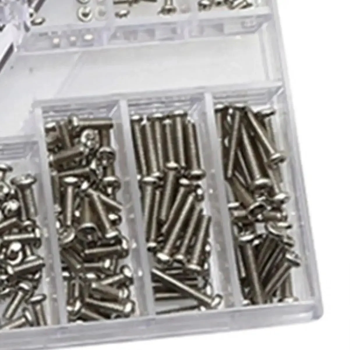 Miniature Screw Kit Set With Silver Tiny Screws For Eyeglasses, Sunglasses And Watches, Glasses Repair Tools, Small Devices, Clock Parts, Includes Organized Storage Case, Easy Fixes On The Fly, Durable Precision Hardware For DIY Repairs - Image 7