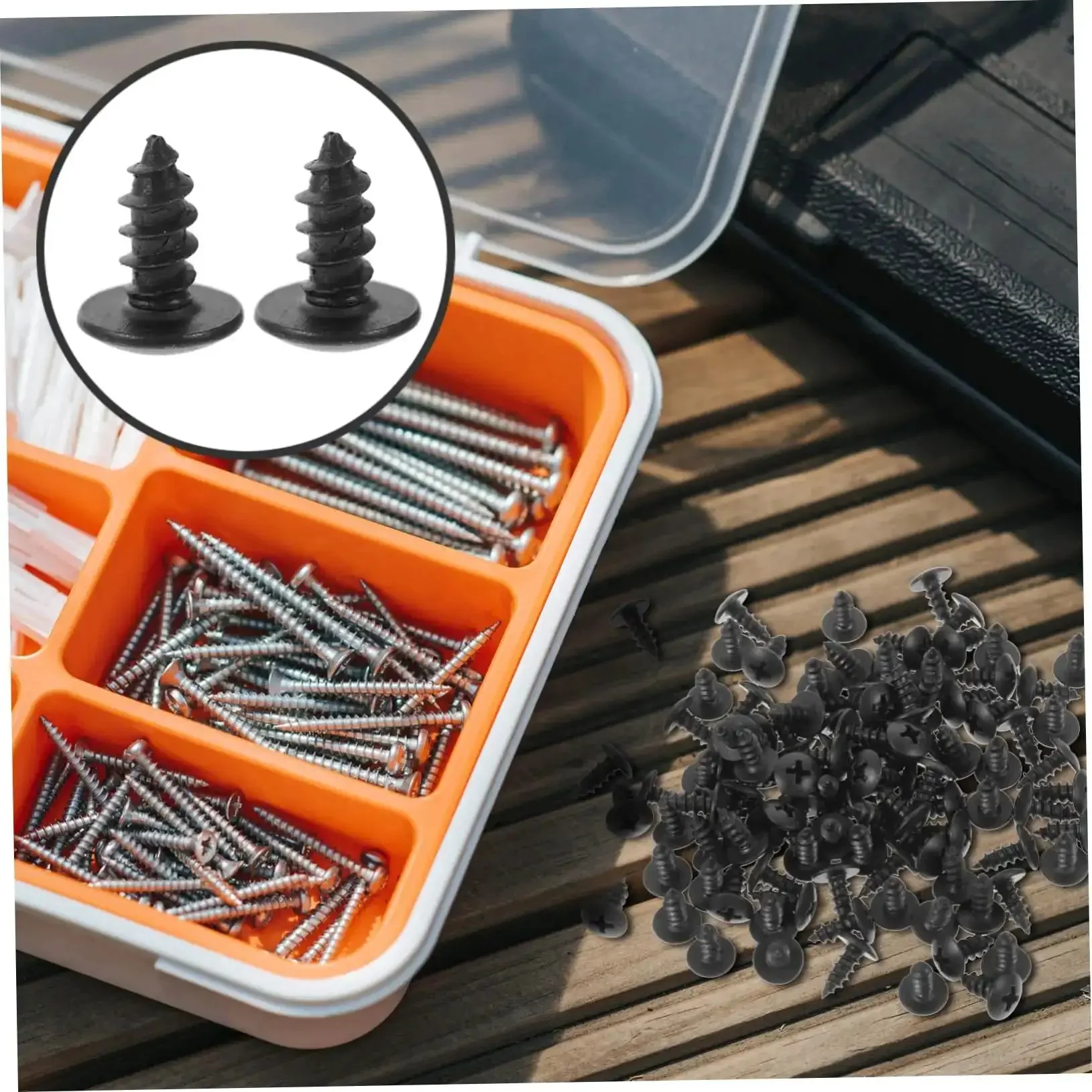 Miniature Screw Set 100 Pieces Tiny Fasteners for Furniture Repair and Small Machinery Construction Projects Perfect for DIYers and Handy Fixes and Delicate Electronics - Image 7
