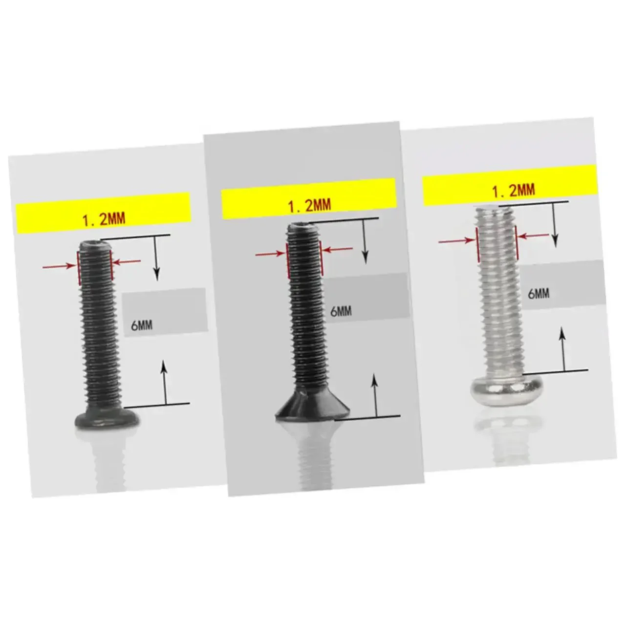 Miniature Screw Set With Transparent Storage Case For Easy Access For DIY Repairs And Assembly, Assorted Countersunk And Flat Head Machine Screws, Tiny Glasses Screws, Carbon Steel, Portable Handy Go-To Kit On The Go - Image 3