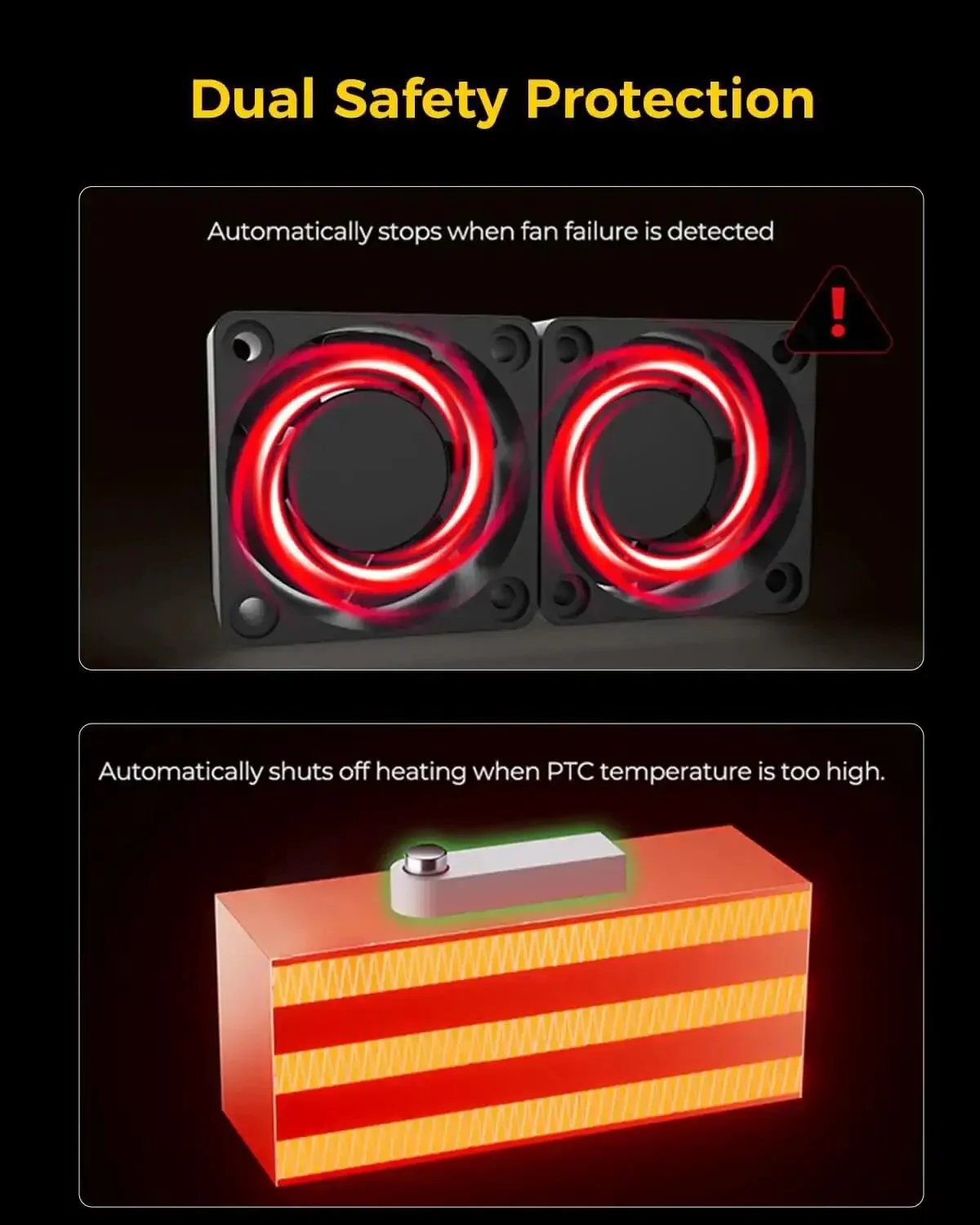 Modular Chamber Heater For Enclosed FDM 3D Printers With Filament Drying, Adjustable 40-70C Heat, DIY Drying Box Kit, Improves Filament Quality And Print Consistency For Enclosure Compatible Printers - Image 3