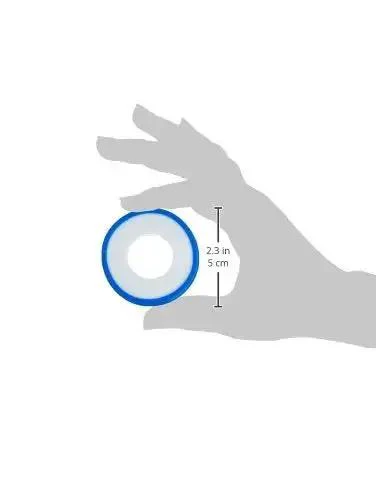 Monster Roll PTFE Thread Seal Tape For Water And Oil Fittings DIY Friendly Heavy Duty Plumbing Tape Half Inch By Five Hundred Twenty Inch Blue Pro Grade High Pressure Seal Up To Ten Thousand PSI Temperature Safe From Minus 268 To Plus 500 Degrees F - Image 2