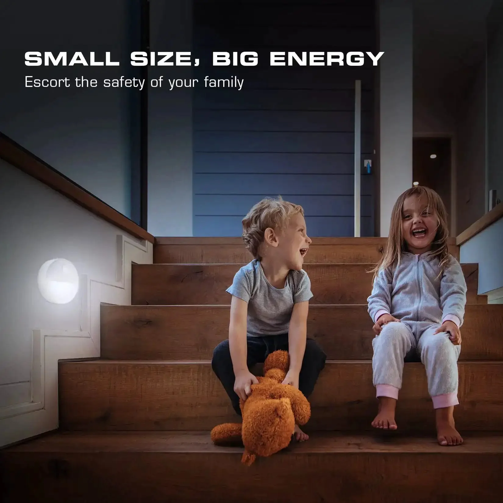 Motion Sensor Night Light With Auto On Off, No Fuss Cool White LED Path Light For Kitchen, Bathroom, Hallway, Stairs And Bedroom, Battery Powered, 6 Pack With 18 AAA Batteries, 30 Lumen Brightness, Auto Shutoff After 15-25 Seconds - Image 2