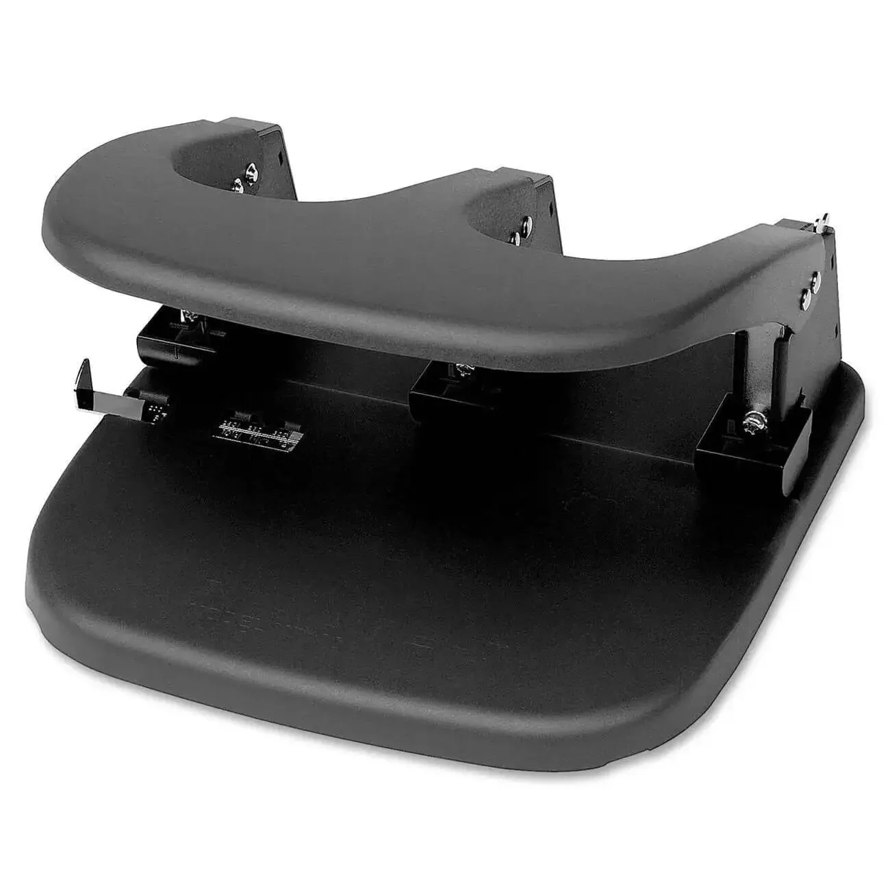 MP80 Master Hole Punch For 80 Sheets Of 20 Pound Paper With 9/32 Inch Holes, Spring Assist, Oversized Handle, Locking Handle, And Adjustable Paper Guide For Precise 3 Ring Binder Punching