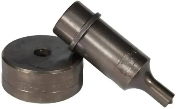 MP8005 Thirteen Thirty Second Inch Round Punch And Die Set For Ironworkers Includes Pro Grade Upper Punch And Lower Die C Clip Included Compatible With MP4000 MP4000FS MP4500FS MP5000FS Made In USA