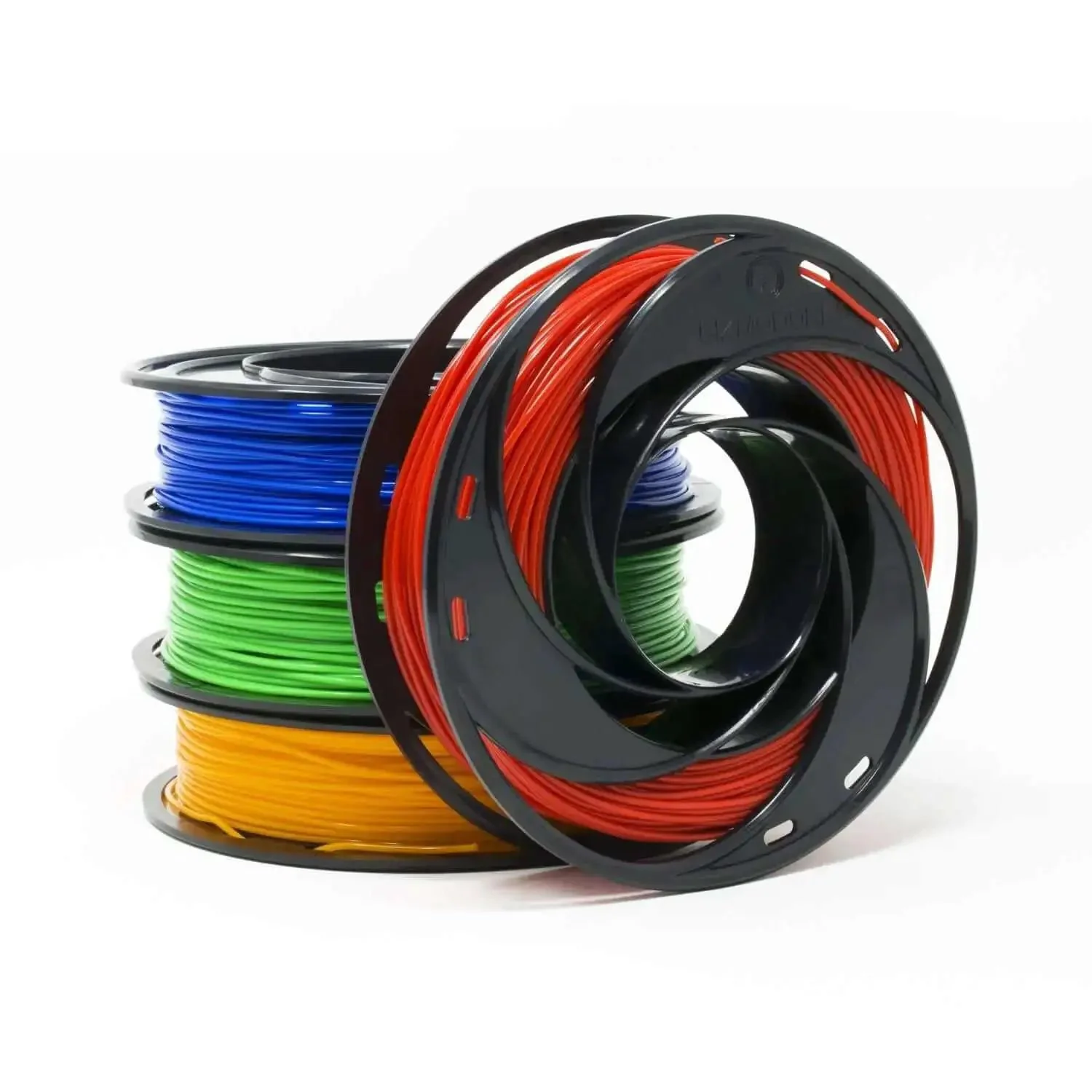 Multicolor PLA 3D Printer Filament 1.75mm 200g Pack Vacuum Sealed With Desiccant 205 225C Nozzle Temperature Compatible With Most Printers Blue Green Orange Red Colors 6 Inch Spool 1.5 Inch Wide Hub - Image 6