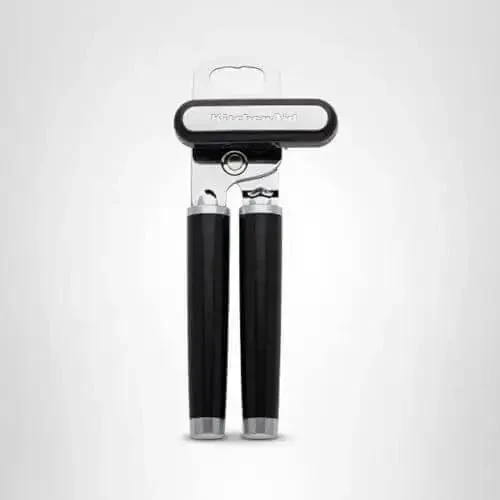 Multifunction Can Opener And Bottle Opener For Easy Kitchen Use With Razor Sharp Stainless Steel Cutting Wheel And Soft Ergonomic Handles In Black, Smooth Turning Knob And Durable Build For Everyday Prep - Image 2