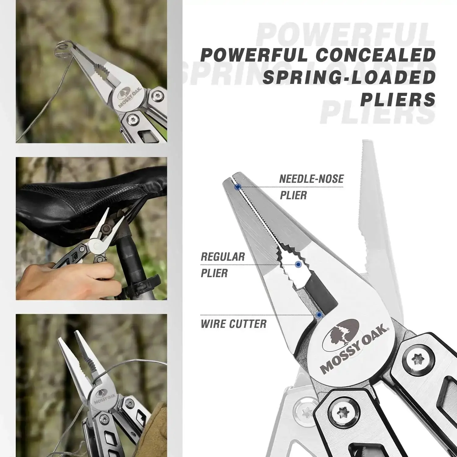 Multitool 21 In 1 Stainless Steel Pocket Knife With Screwdriver Sleeve Self Locking Pliers And Durable Sheath Built For Rugged Outdoor Survival Camping Hiking And Everyday Carry Home Repairs - Image 7