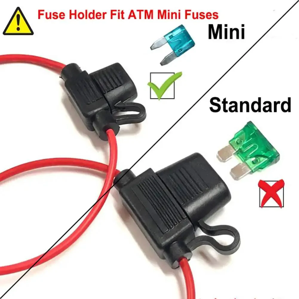 Must Have 12V Mini Fuse Holder Kit With 120 Piece Multi Size Blade Fuses 2A 3A 5A Seven Point Five Amp 10A 15A 20A 25A 30A 35A And 10 Inline 14AWG Holders For Easy Car Audio And RV Protection - Image 3