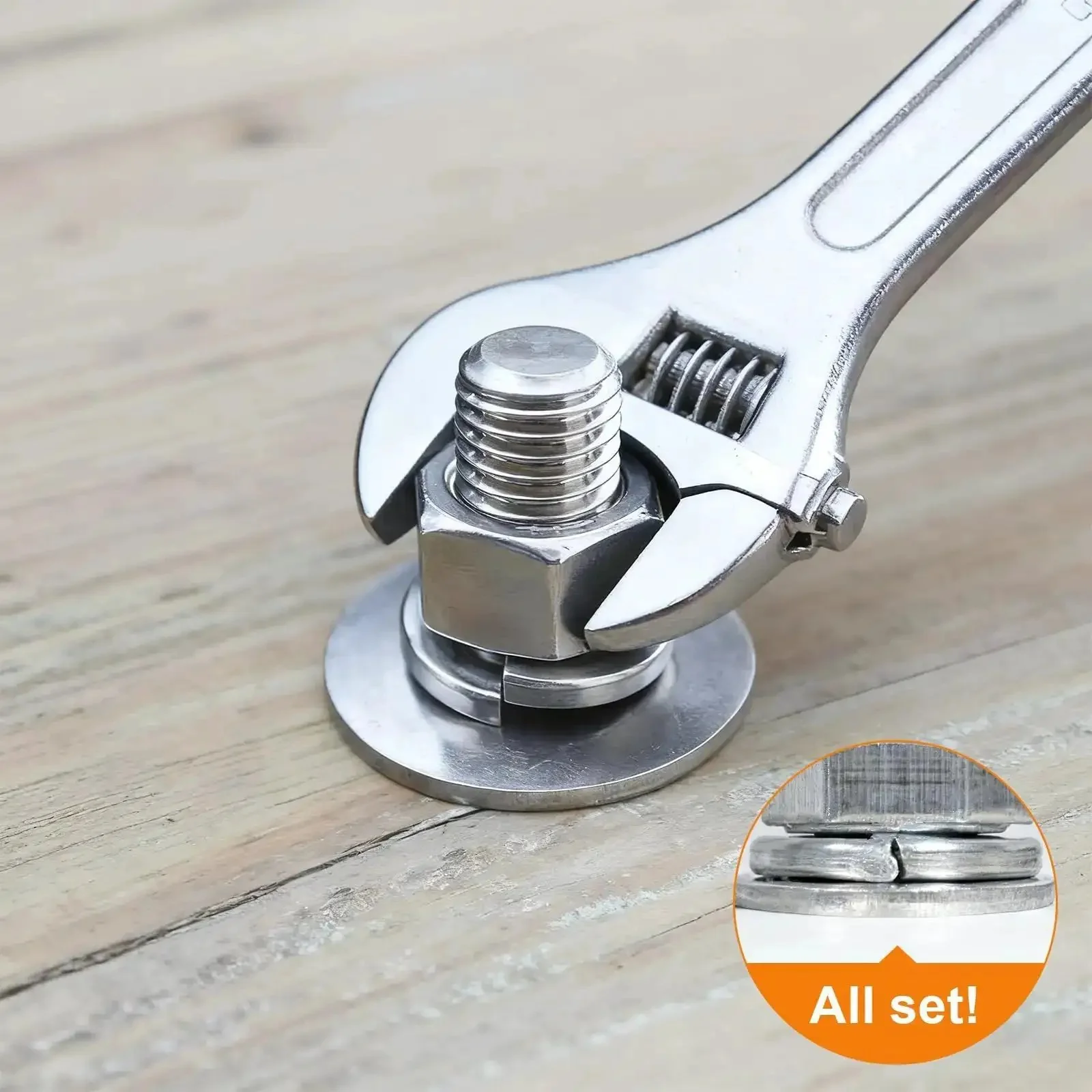 Must-Have 530 Pcs Spring Lock Washer Set With Metric And SAE Sizes M3 To M10 And 1/4 To 3/8 Stainless Steel 304 Lock And Flat Washers For Screws And Bolts, Handy Auto DIY Kit - Image 4