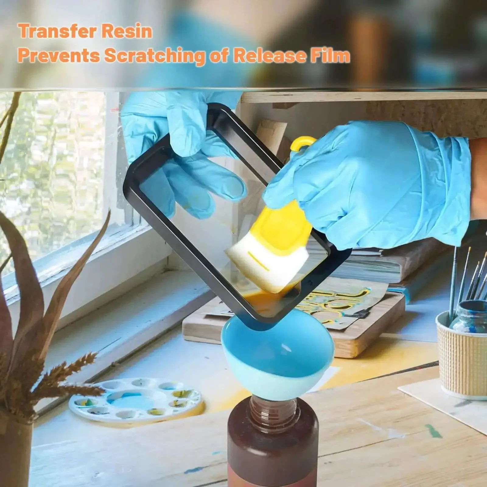 Must-Have 7-Piece UV Resin 3D Printer Cleaning Kit With Silicone Spatulas, Scrapers, And Brushes For Resin Transfer, Vat Tank Care, FEP Film Protection, And Post-Print Cleanup - Image 7