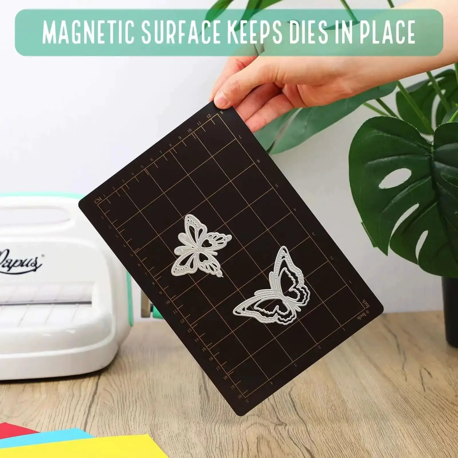 Must Have Die Cutting Magnetic Shim Mat Set 6x9 Inch With Card Size Grids And Two Acrylic Cutting Plates For Die Cutting Machines Embossing And Crafting Accessories - Image 4