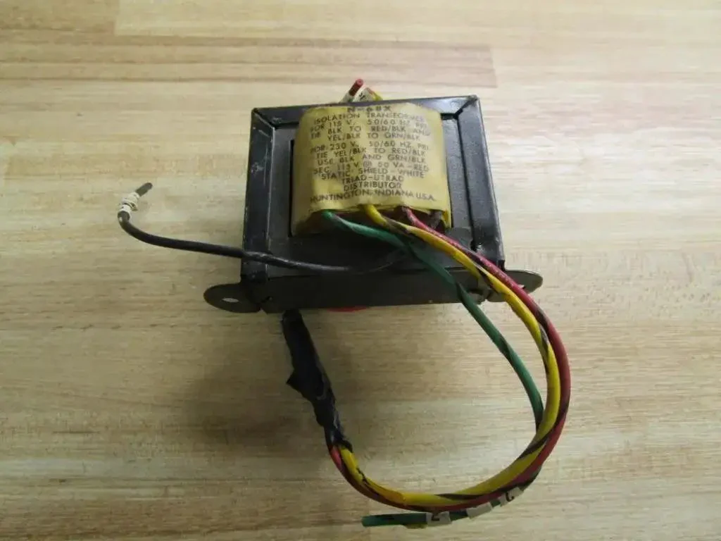 N68X Isolation Transformer For Clean Power Isolation 1500 Vrms 50 VA Seven Lead Terminals Flange Mount Heavy Duty Build For Industrial Circuits Rock Solid Power And Safe Reliable Operation