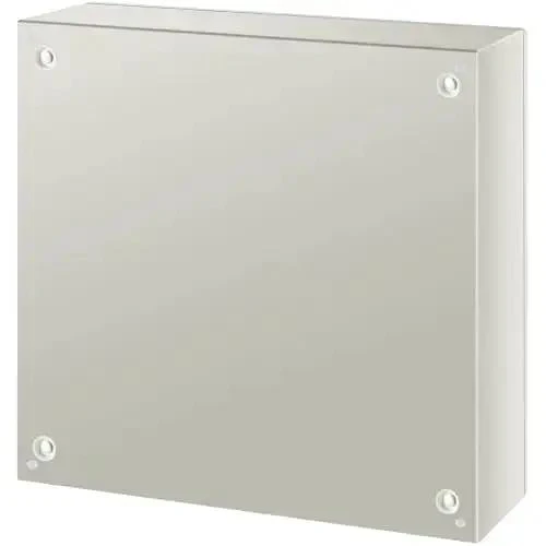 NEMA 4X Steel Enclosure 24 By 24 By 8 Inches IP66 Waterproof Dustproof Outdoor Indoor Electrical Junction Box With Mounting Plate Industrial Grade Rugged Construction CE ROHS Certified Heavy Duty - Image 3