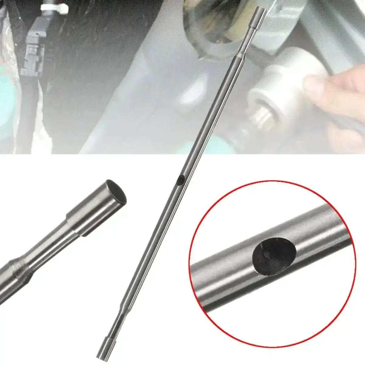 Nibbler Cutter Replacement Arbor For Sheet Metal, Double Head Cutting Tool Accessory, Lightweight Spare Part, Grab And Go, Durable Metal Cutting Arbor For Quick Jobsite Repairs - Image 4