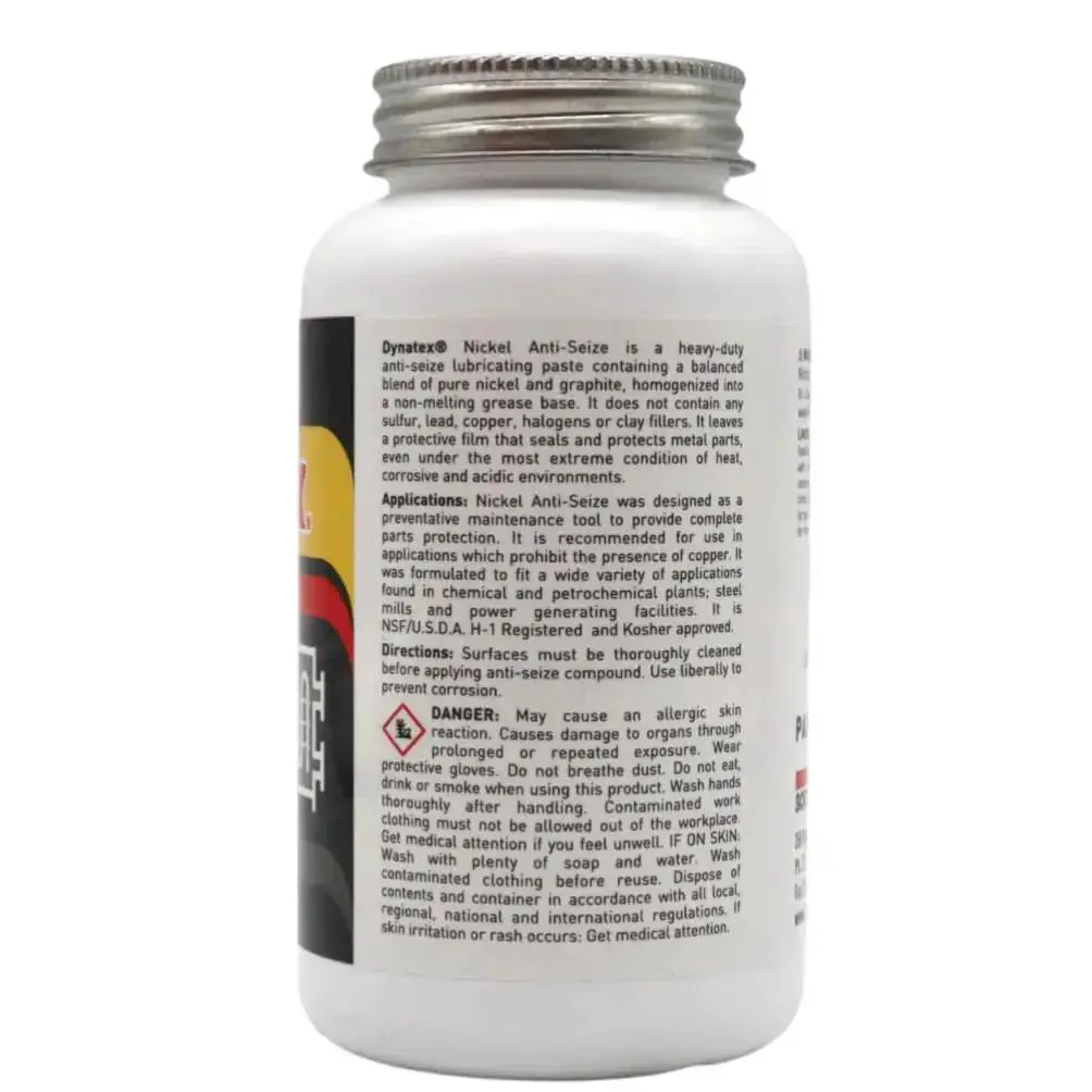 Nickel Anti Seize 8 Oz Can Heavy Duty Nickel Based Paste With Graphite For Extreme Heat Corrosion And Acidic Environments No Sulfur Lead Copper Halogens 6 Pack - Image 9