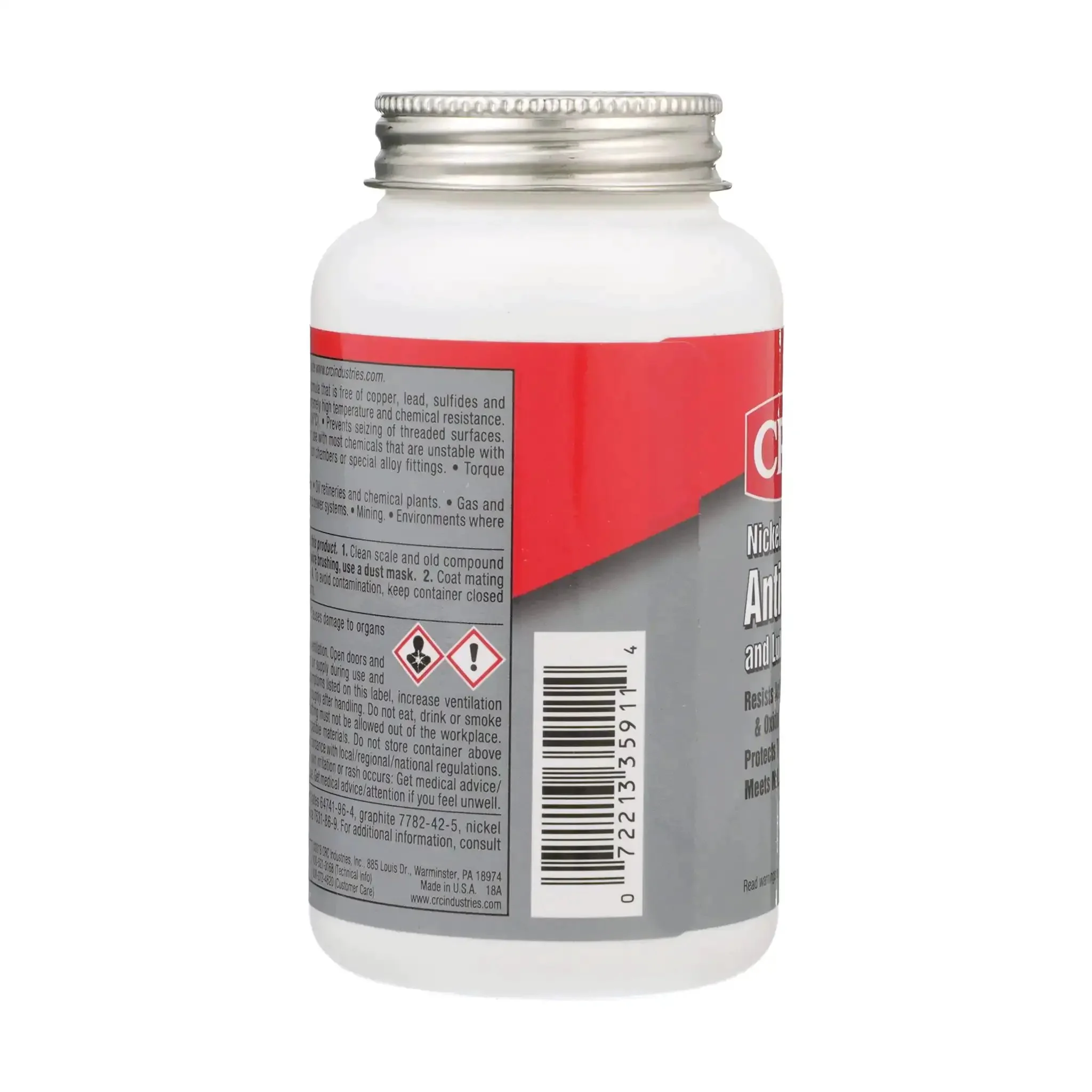 Nickel Anti Seize Lubricating Compound For Fittings And Flanges Go To Heavy Duty Grease For Bolts Bushings And Headers 8 Ounce Anti Seize Lubricant High Temperature Protection - Image 2
