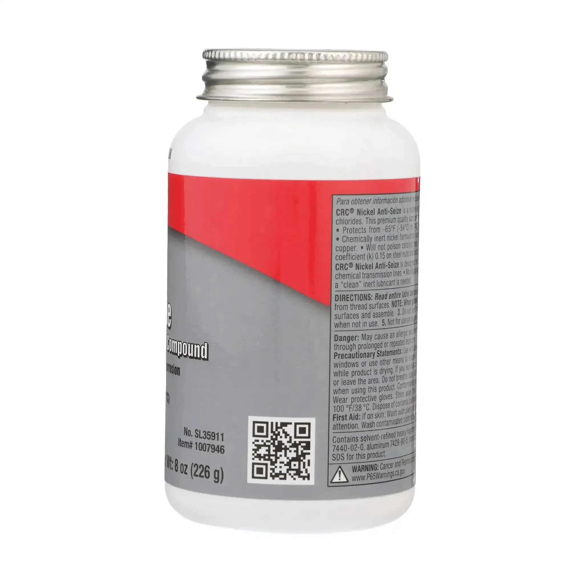 Nickel Anti Seize Lubricating Compound For Fittings And Flanges Go To Heavy Duty Grease For Bolts Bushings And Headers 8 Ounce Anti Seize Lubricant High Temperature Protection - Image 3
