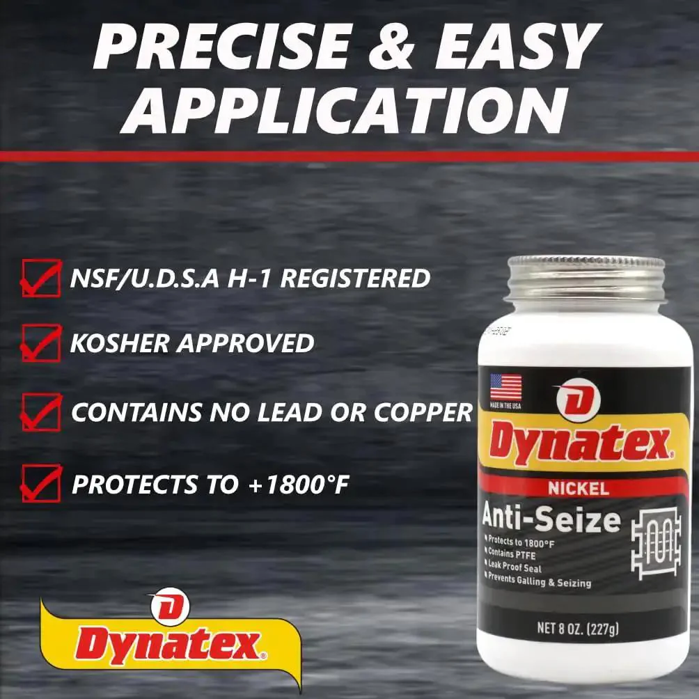Nickel Anti Seize Paste 8 Oz Can For Heavy Duty Performance No Sulfur Lead Copper Protects Nuts And Bolts From Extreme Heat Corrosion And Acidic Environments Pack Of 12 - Image 3