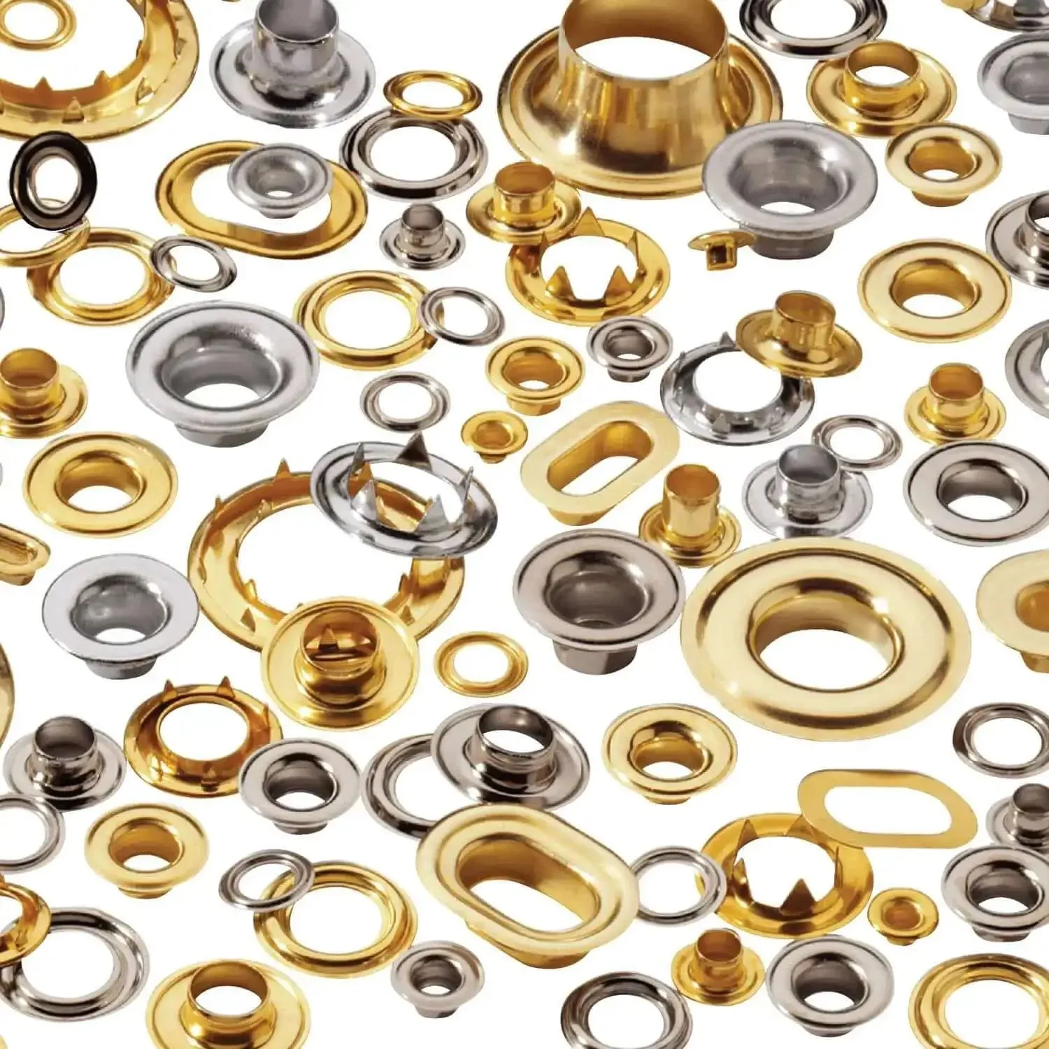 Nickel Plated Sheet Metal Grommet And Washer Set 1,440 Pieces Heavy Duty Durable And Reliable For Metalworking Hole Size Nine Thirty Second Inch Flange Diameter 0.687 Inch Inside Diameter 0.359 Inch Outside Diameter 0.700 Inch - Image 4
